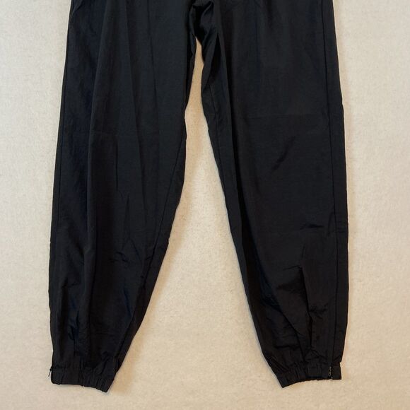 Vintage 90s Nike Black Windbreaker Track Pants Men's XL Drawstring Gorpcore - Picture 4 of 11